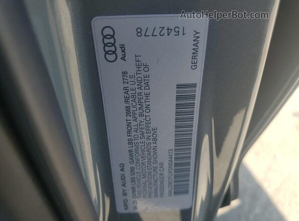 WAU2BCFUXSN044413 2025 AUDI OTHER Green 
