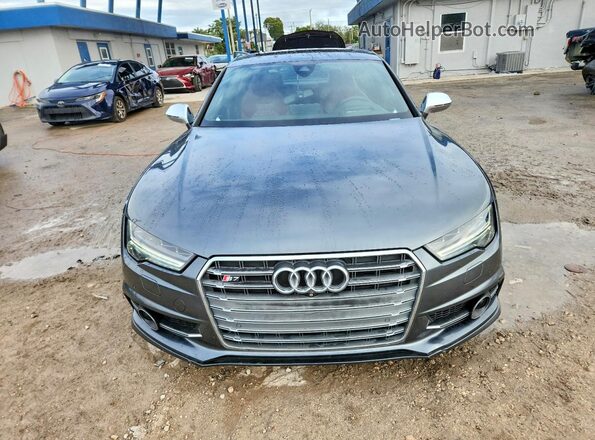 WAU2FAFC2HN065037 2017 AUDI S7 Gray Widok z przodu