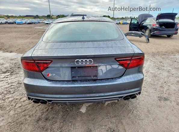 WAU2FAFC2HN065037 2017 AUDI S7 Gray Widok z tyłu