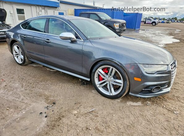 WAU2FAFC2HN065037 2017 AUDI S7 Gray Przód prawy