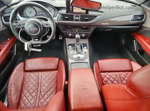 WAU2FAFC2HN065037 2017 AUDI S7 Gray Widok deski rozdzielczej