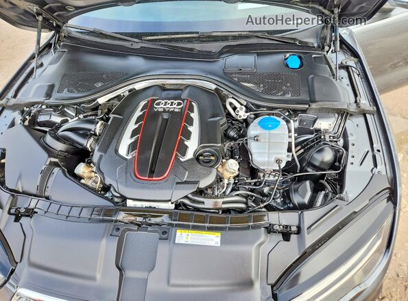 WAU2FAFC2HN065037 2017 AUDI S7 Gray Widok wnętrza z tyłu