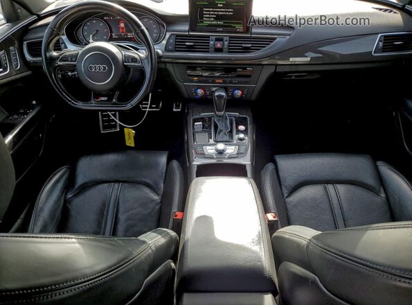 WAU2FAFCXHN012912 2017 AUDI S7 White Widok deski rozdzielczej