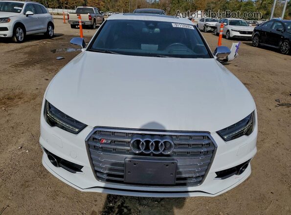 WAU2FAFCXHN012912 2017 AUDI S7 White Widok z przodu