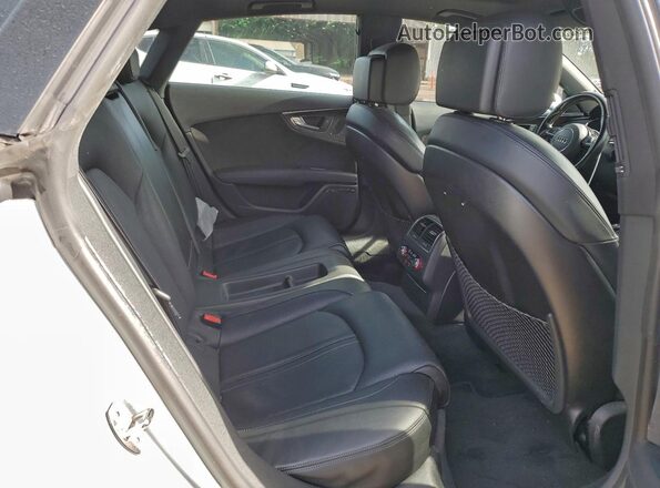 WAU2FAFCXHN012912 2017 AUDI S7 White Widok tylnych siedzeń