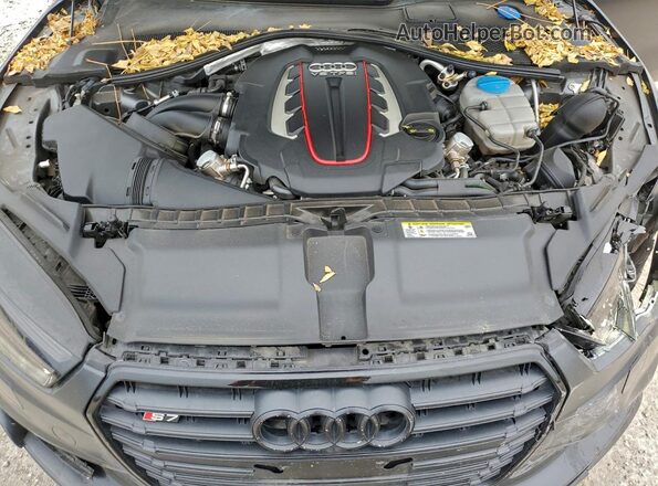 WAU2FBFC0JN092233 2018 AUDI S7 Black უკანა სალონის ხედი