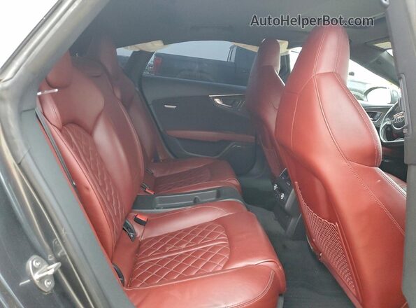 WAU2FBFC0JN092233 2018 AUDI S7 Black უკანა სავარძლების ხედი