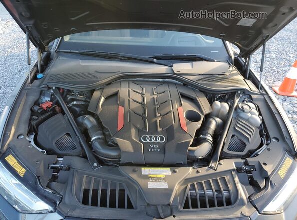 WAU8SAF80LN014680 2020 AUDI S8 Gray უკანა სალონის ხედი