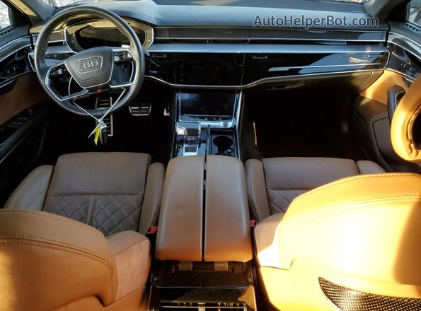 WAU8SAF80LN014680 2020 AUDI S8 Gray წინა პანელის ხედი