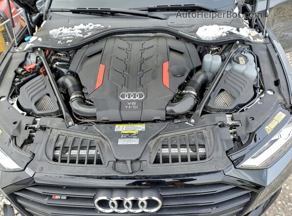 WAU8SAF80LN015215 2020 AUDI S8 Black Widok wnętrza z tyłu