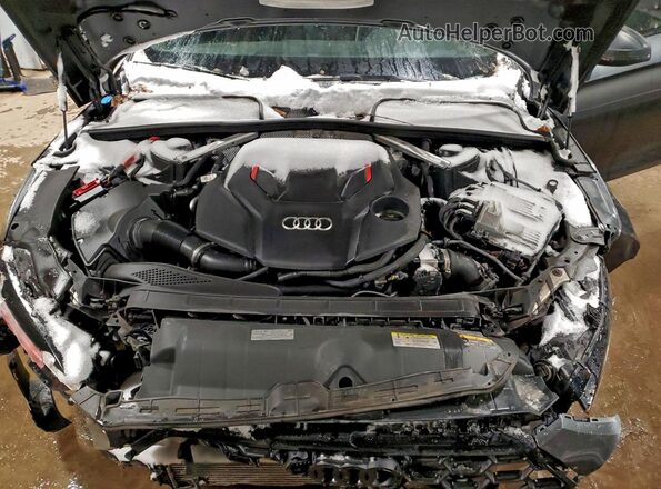 WAUA4CF57MA031918 2021 AUDI S5 Gray უკანა სალონის ხედი