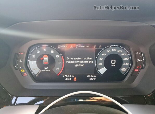 WAUAUDGY3RA019089 2024 AUDI OTHER Black ხელსაწყოთა პანელის ხედი