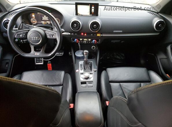 WAUB1GFF0H1056372 2017 AUDI S3 Yellow წინა პანელის ხედი