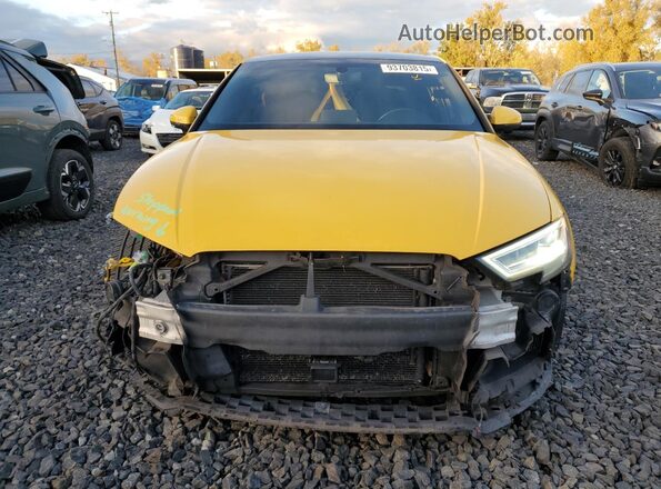 WAUB1GFF0H1056372 2017 AUDI S3 Yellow წინა ხედი