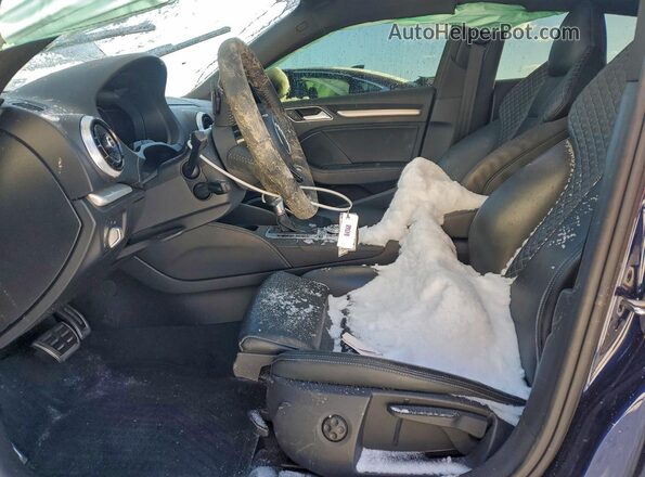 WAUB1GFF0H1059644 2017 AUDI S3 Blue Vista interior delantera