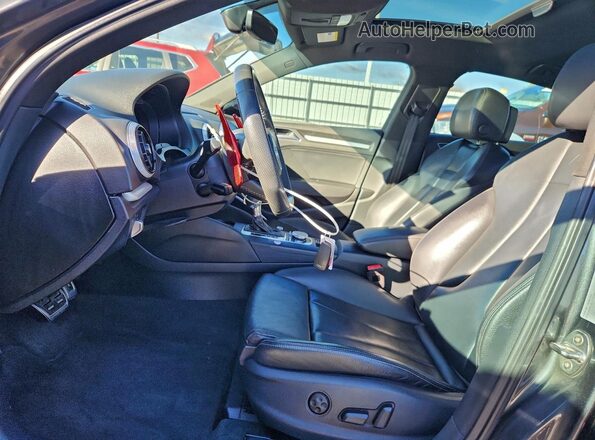 WAUB1GFF0KA124760 2019 AUDI S3 Gray წინა სალონის ხედი