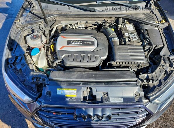 WAUB1GFF0KA124760 2019 AUDI S3 Gray უკანა სალონის ხედი