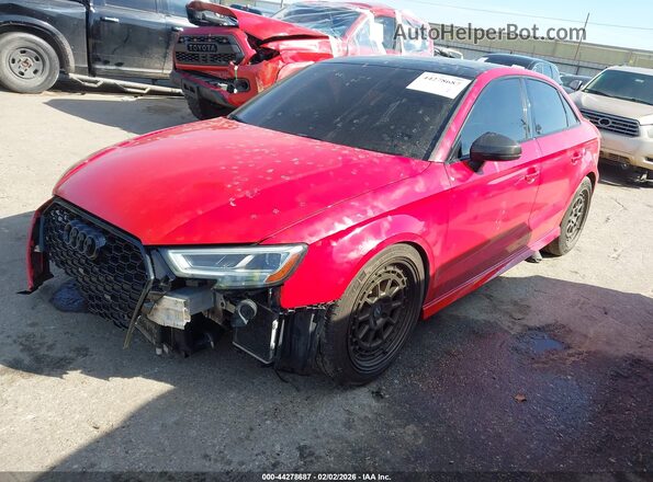 WAUB1GFF2H1079507 2017 AUDI S3 Red Vista tres cuartos delantera izquierda