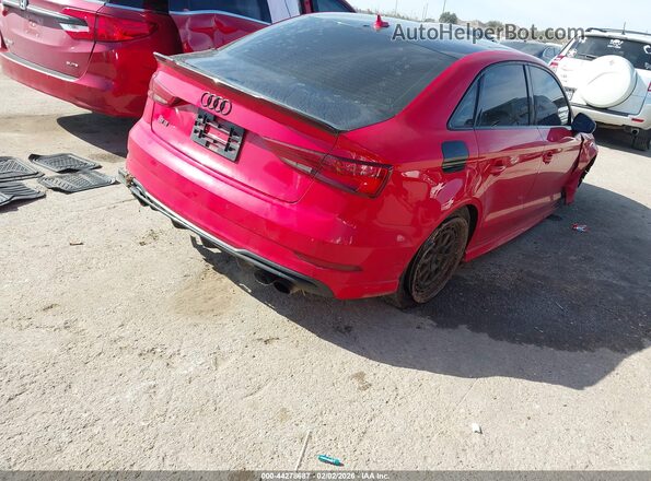 WAUB1GFF2H1079507 2017 AUDI S3 Red Trasero derecho