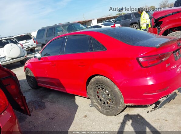 WAUB1GFF2H1079507 2017 AUDI S3 Red Vista interior trasera