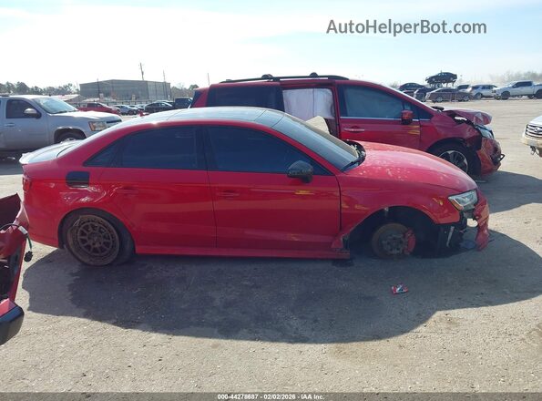 WAUB1GFF2H1079507 2017 AUDI S3 Red Vista del cuadro de instrumentos