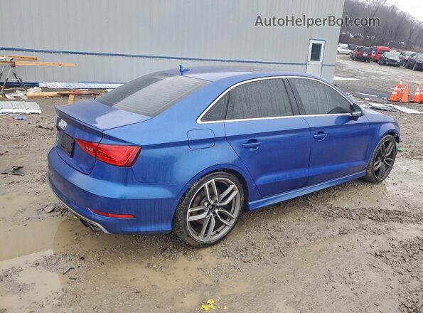 WAUB1GFF4G1076039 2016 AUDI S3 Blue Задня права чверть