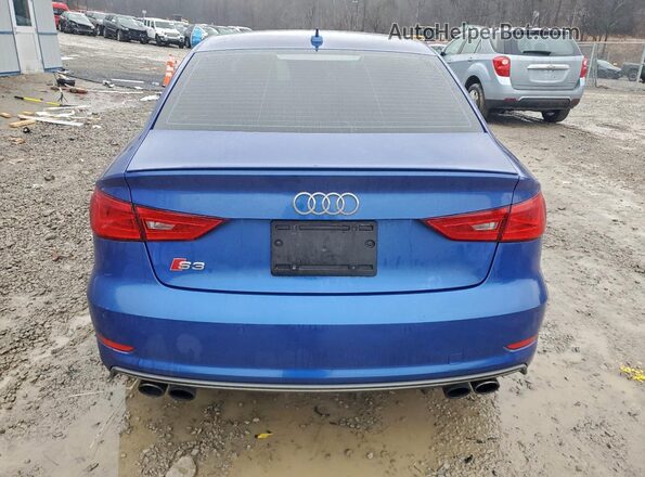 WAUB1GFF4G1076039 2016 AUDI S3 Blue Вид ззаду