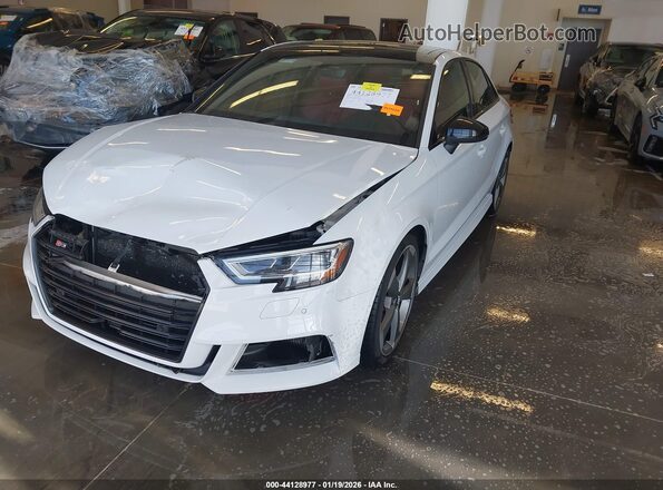 WAUB1GFF4KA102924 2019 AUDI S3 White წინა მარცხენა ხედი სამი მეოთხედიდან
