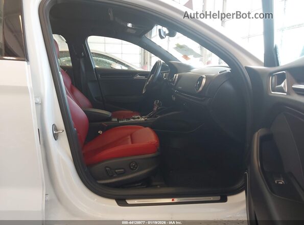 WAUB1GFF4KA102924 2019 AUDI S3 White წინა სალონის ხედი