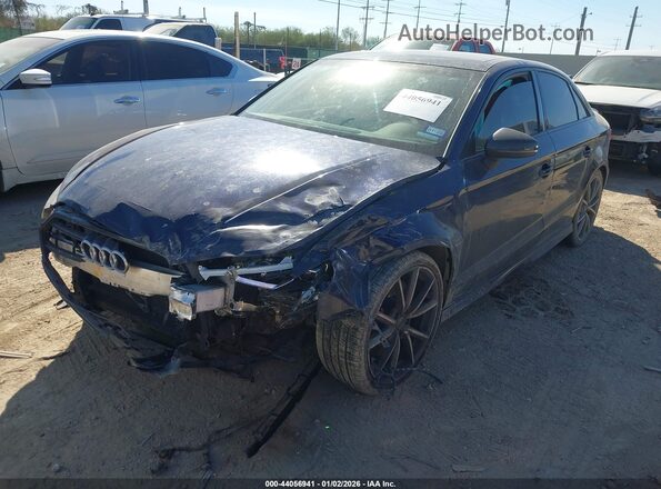WAUB1GFF6H1032125 2017 AUDI S3 Blue Передня ліва чверть