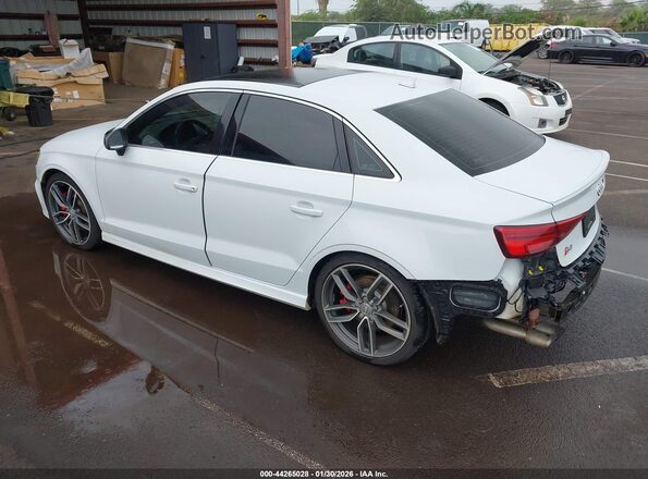 WAUB1GFF6H1048292 2017 AUDI S3 White Задня ліва чверть