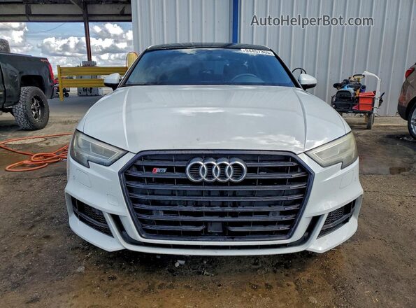 WAUB1GFF7J1007434 2018 AUDI S3 White Դիմացի տեսք