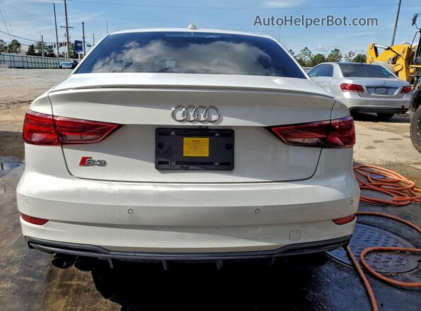 WAUB1GFF7J1007434 2018 AUDI S3 White Հետևի տեսք