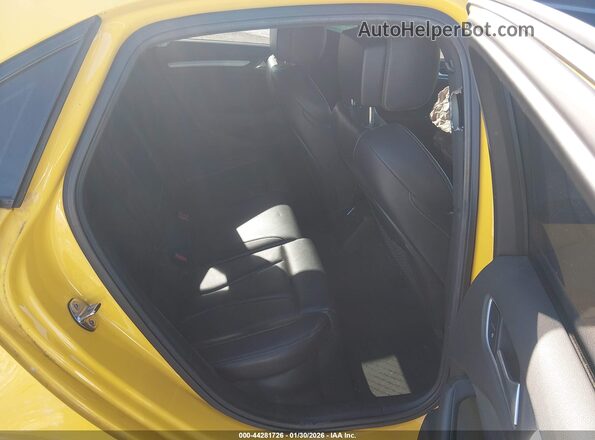 WAUB1GFF8H1023281 2017 AUDI S3 Yellow Widok naklejki z numerem VIN