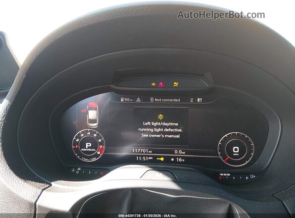 WAUB1GFF8H1023281 2017 AUDI S3 Yellow Widok tylnych siedzeń