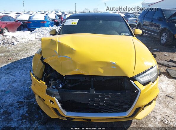 WAUB1GFF8H1023281 2017 AUDI S3 Yellow Widok zestawu wskaźników