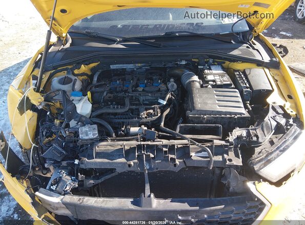 WAUB1GFF8H1023281 2017 AUDI S3 Yellow Widok z tyłu