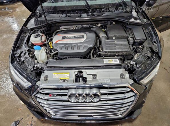 WAUB1GFFXH1011505 2017 AUDI S3 Black Rear interior view