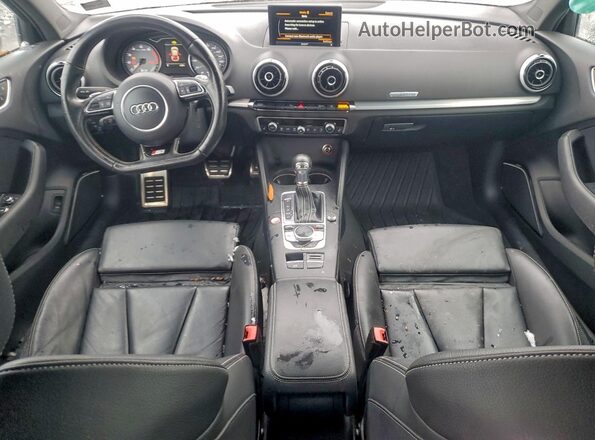 WAUB1HFF1G1007024 2016 AUDI S3 White Вид панелі приладів