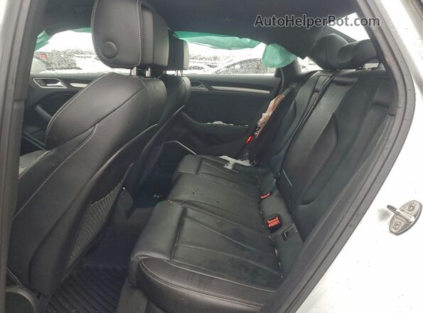WAUB1HFF1G1007024 2016 AUDI S3 White Вид задніх сидінь