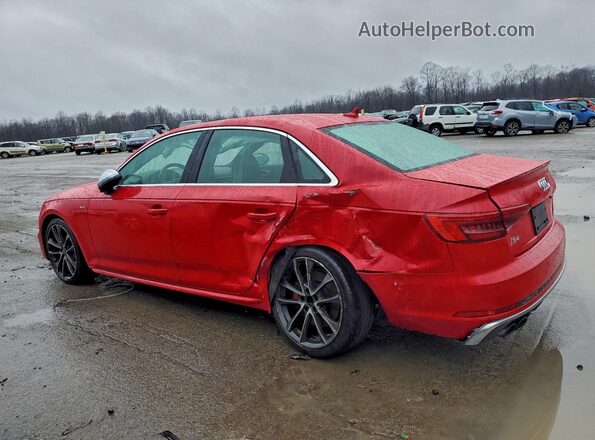 WAUB4AF40JA003213 2018 AUDI S4 Red 