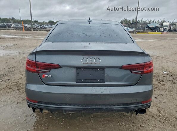 WAUB4AF41KA108277 2019 AUDI S4 Gray Հետևի տեսք