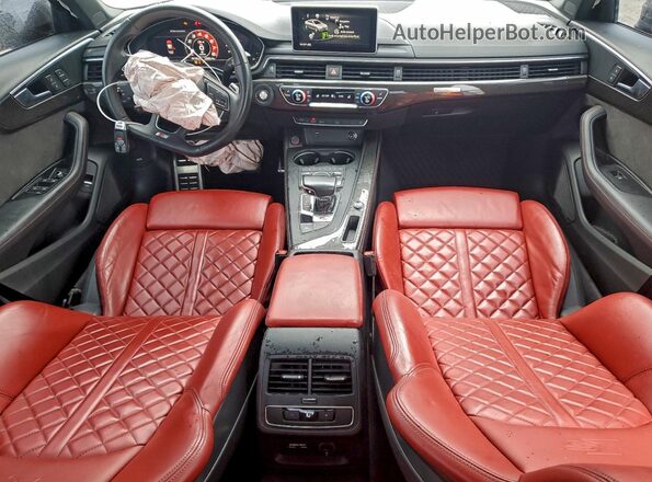 WAUB4AF41KA108277 2019 AUDI S4 Gray Առջևի վահանակի տեսք