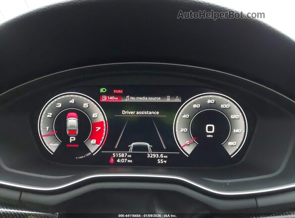 WAUB4AF41LA050298 2020 AUDI S4 Красный Вид задних сидений