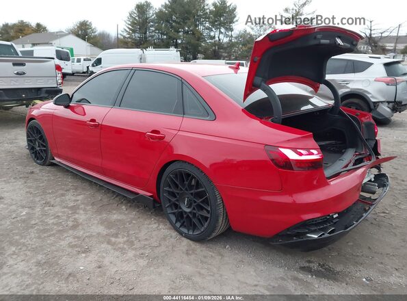WAUB4AF41LA050298 2020 AUDI S4 Красный Задняя левая четверть