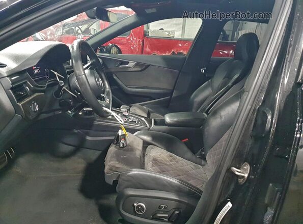 WAUB4AF42KA101998 2019 AUDI S4 Black წინა სალონის ხედი