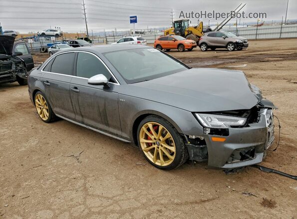 WAUB4AF43JA061784 2018 AUDI S4 Gray 