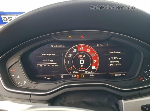 WAUB4AF43JA061784 2018 AUDI S4 Gray 