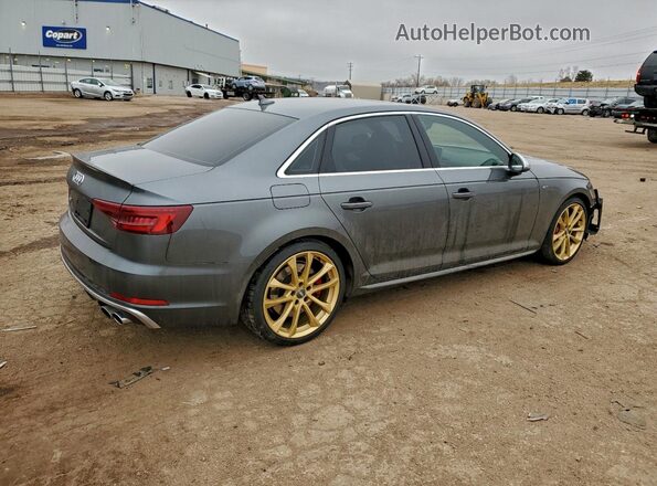 WAUB4AF43JA061784 2018 AUDI S4 Gray 