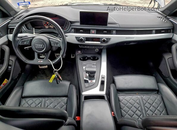 WAUB4AF43JA061784 2018 AUDI S4 Gray 